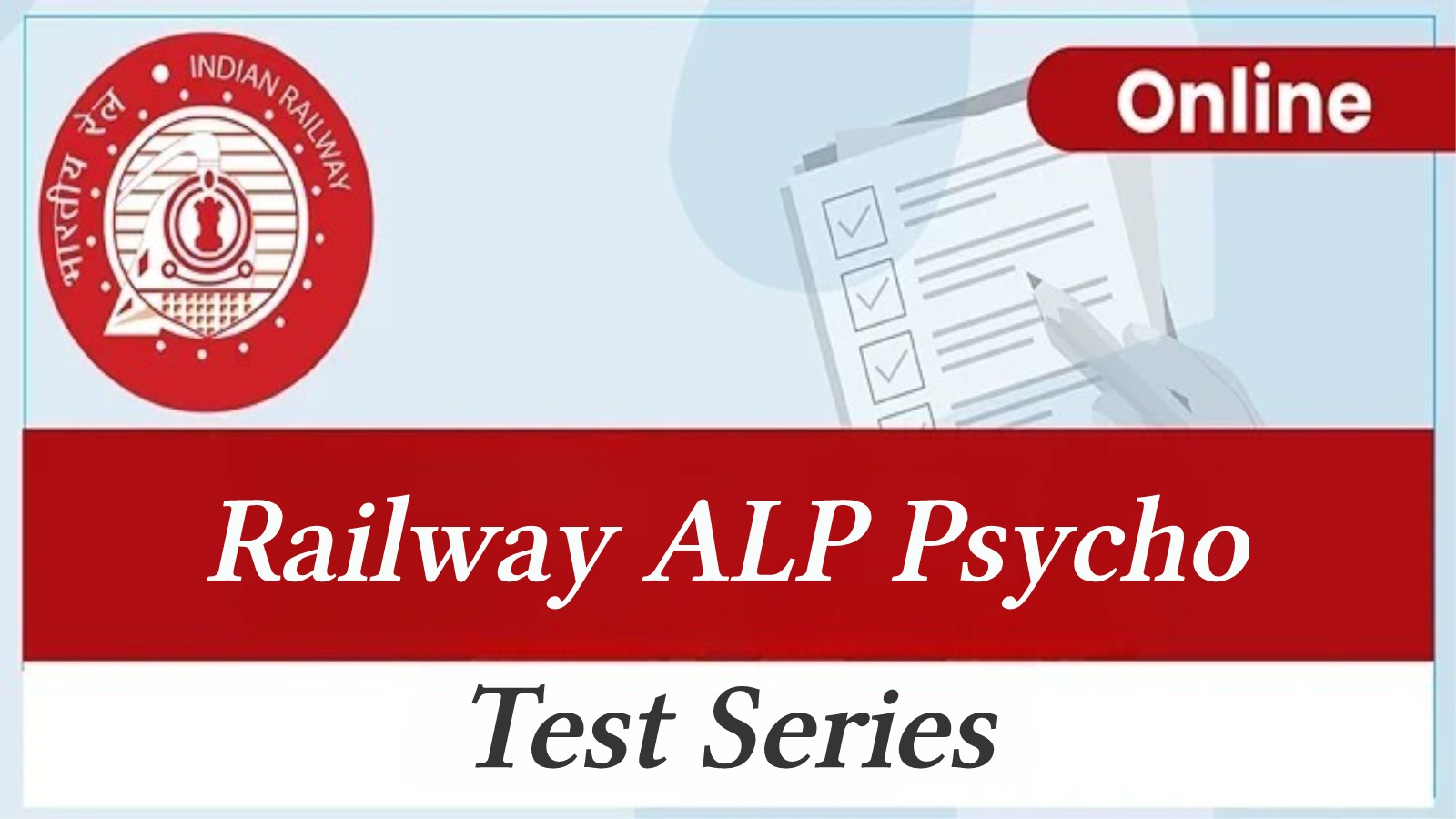 Rajdhani ALP Psycho Test Series